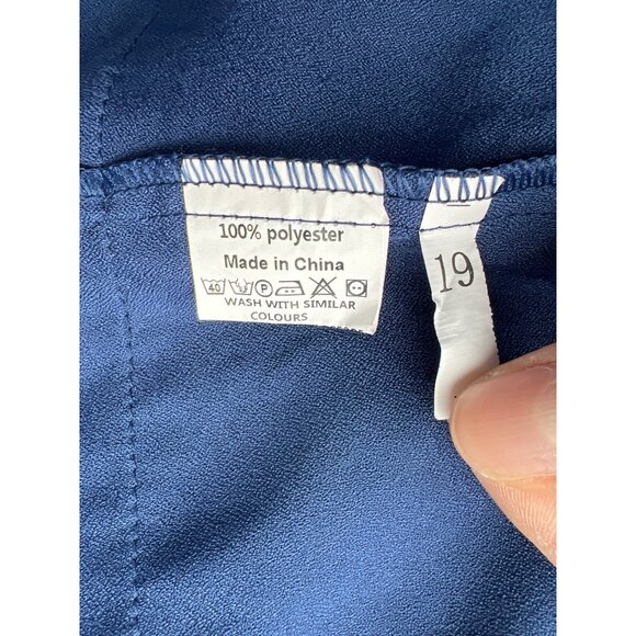 Zanzea Collection Drawstring Waist Drape Jacket Plus Size 5XL Roll Sleeve Blue - Picture 7 of 9